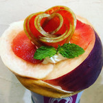 クレープリー チロル - すももも桃もクレープ¥1500