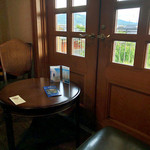 京都ギリシアローマ美術館 - 4階の休憩室の一角から大文字方面