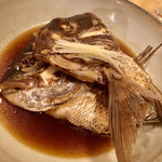 すし 稲佳 - タイのお頭煮付け800円