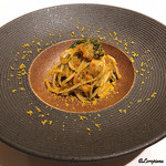 カーサ・デル・チーボ - ﾊﾞﾌﾝ海胆のﾊﾟｽﾀ&ﾎﾞｯﾀﾙｶﾞ