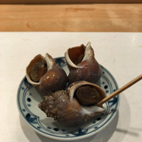 鮨 福原 - つぶ貝 黒胡椒煮
