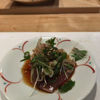 鮨 福原 - 鰹の藁焼き