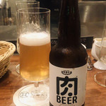 燻製 鉄板焼 クラフトビール MOKU - 薄野地麦酒　肉ビール