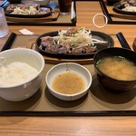 やよい軒 - カットステーキ定食！