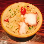 Potsura Potsura - 「真蛸」と「自家製ドライトマト」の炊き込みご飯