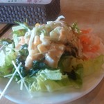 にぐるまやダイニング - サラダバー（味が落ちた）