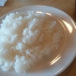 にぐるまやダイニング - ライス（旨くない）