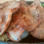 にぐるまやダイニング - 豚味噌鉄板（マズイ）