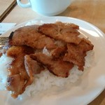 にぐるまやダイニング - 豚味噌鉄板（マズイ）