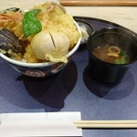 鰻・天ぷら割烹 萬木 - 天丼