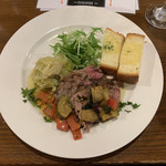 イタリア料理＆バール たんと - 牛肉のグリル夏野菜ソース
