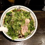 スパイス・ラー麺 卍力 - ＜2019年08月再訪・64回目＞スパイスパクチーラーメン・もやし・1,080円