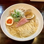 麺座 かたぶつ - 【限定】伊吹アジと貝の極上塩出汁そば