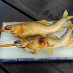 寒井観光余一やな - 鮎の塩焼き