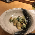 Ajigekijou Chika - なんとかって貝の塩茹で
                        噛むと口の中でヌルヌル感アリ