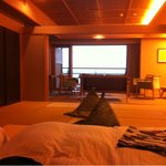 ホテルニューアワジ - ヴィラ楽園の部屋です。広い！