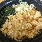 ふじ - この日の揚げカスは細かかった