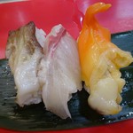 立喰 さくら寿司 - 鳥貝、しまあじ、あおやぎ