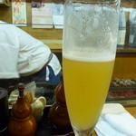 かぶと - 生ビール＝白穂乃香