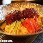 Sukiyaki Shabushabu Teppanyaki Sofu - うなぎ素麺夏野菜添え