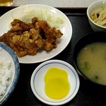 美唄市民会館食堂 富花富花 - 日替わり定食。