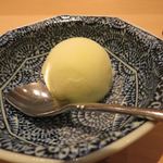 てんぷら 深町 - メロンシャーベット