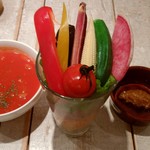 アインソフ　ジャーニー - サラダパフェとトマトスープ