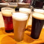 世界のビール博物館 - ビール飲み比べ - ベルギー　ブルッグス　ゾット　ダブル（Alc.7.5） - ベルギー　ステラアルトワ（Alc.5.0） - イギリス　エンデバー（Alc.3.6） - ドイツ　　ホフブロイ　ミュンヘナーヴァイス（Alc.5.1） - チェコ　　メルリン（Alc.4.7）