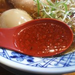 さんくるげ - 生醤油のスープ❗香りもいいだす！