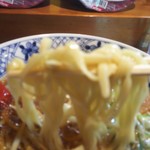 さんくるげ - 麺は平打ストレート❗コシも有りモチモチ❗