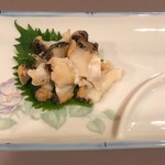 あかり - つぶ貝の刺身