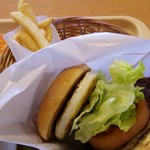 モスバーガー - 金のてりやき（490円）＋ポテトＳセット（320円）