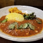 SPICY CURRY 魯珈 - 酸味で食欲増進！冷やしトマトカレー＋大根のウールガイ