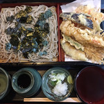 大平庵 - 天ざる（1,300円）