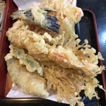 大平庵 - 天ぷらアップ