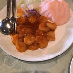 中国・四川料理 龍宮城 - 小海老のチリソース(乾焼蝦仁)