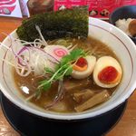 うさぎ - H.31.4.13.昼 プレミアム煮干しラーメン 980円税込・梅干しごはん 180円税込