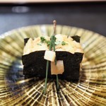 津の守坂 小柴 - むしやしない　鱧の棒寿司　木の芽　源平生姜