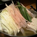 智慧 - 野菜たっぷり！モツが全然臭くありません