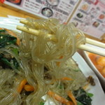 韓国食彩 済州 - 芋からできた、食感のある春雨。