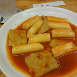 辛さが満喫できるトッポギ。