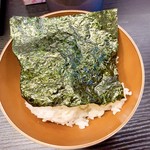 野菜みそラーメン 鬼首 - 半ライス
      海苔が付きます