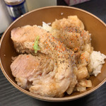 野菜みそラーメン 鬼首 - 創作アブラめしに変身！