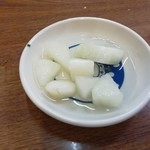 さらしな食堂 - 大根の酢漬け