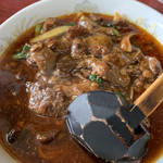 中華　友 - 牛そば