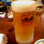 Horumon miyako - 生ビール