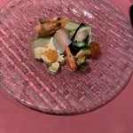 レストラン八間蔵 - 魚介の前菜