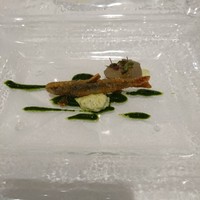 シェ・イノ - (2019年7月　訪問)アミューズ・稚鮎のフリット。