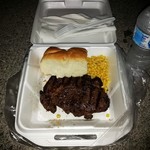 横田基地 日米友好祭 - ステーキセット（￥1,100／＄11）