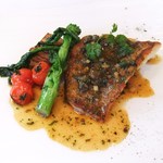 ラトラス - 2012年１月 i蝦夷磯アイナメのポワレと根セロリ、レモンケッパーの焦がしバターソース